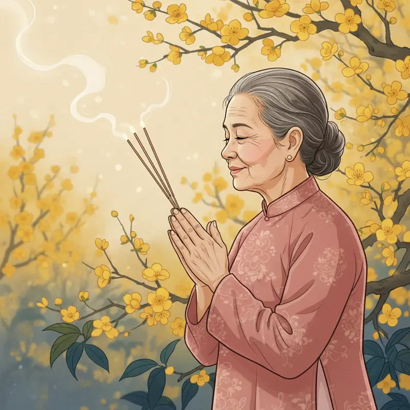 Sự thanh tịnh và từ bi là cốt lõi của không gian thờ Phật.