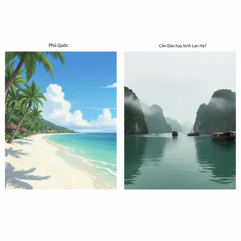 Sự đối lập về thời tiết giữa nắng ấm phương Nam và sương mờ phương Bắc dịp Tết.