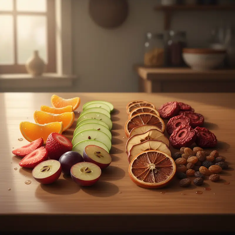 Sự khác biệt và tiện lợi giữa trái cây sấy và trái cây tươi trong liệu trình detox.