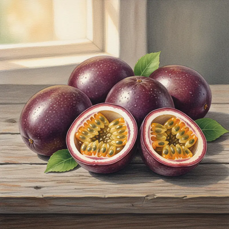 Những quả chanh dây chín mọng được tuyển chọn kỹ lưỡng làm nguyên liệu đầu vào.