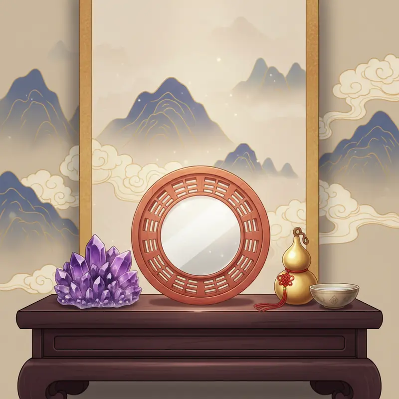 Sự xung đột năng lượng giữa không gian thờ cúng và khu vực sinh hoạt.