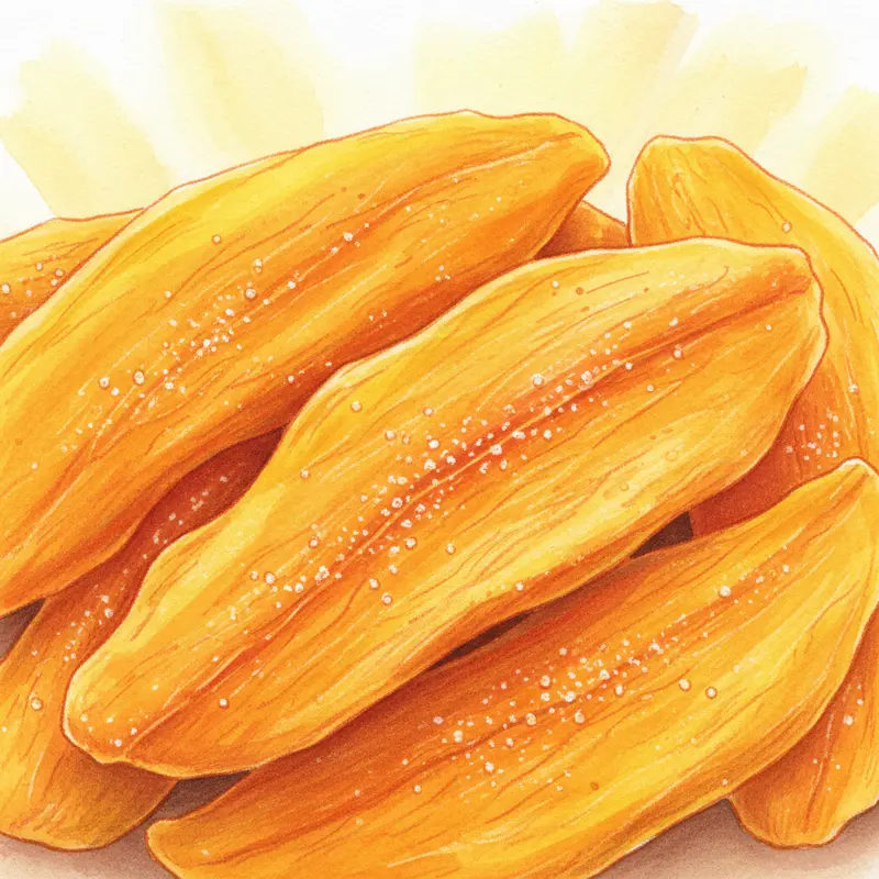 Sự chênh lệch về thể tích giữa trái cây tươi và sấy khô cùng trọng lượng.