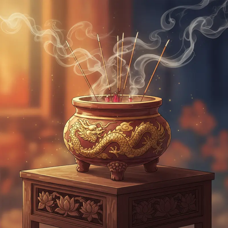 Bát hương là cầu nối thiêng liêng giữa con cháu và tổ tiên.