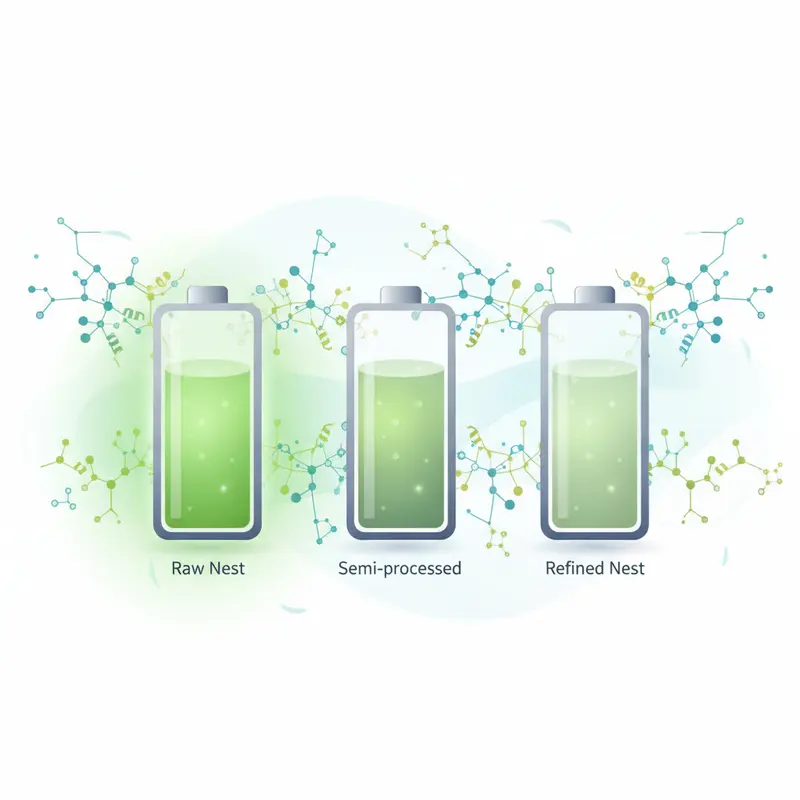 Ba dạng yến sào phổ biến nhất trên thị trường hiện nay.