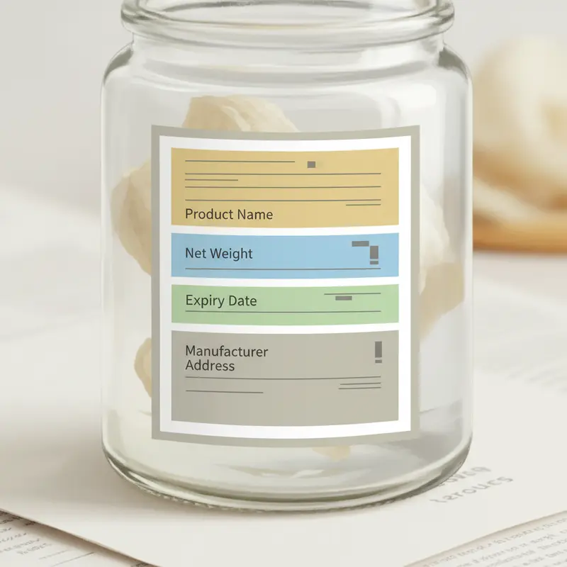 Các trường thông tin bắt buộc phải có trên nhãn mác yến sào chính hãng.