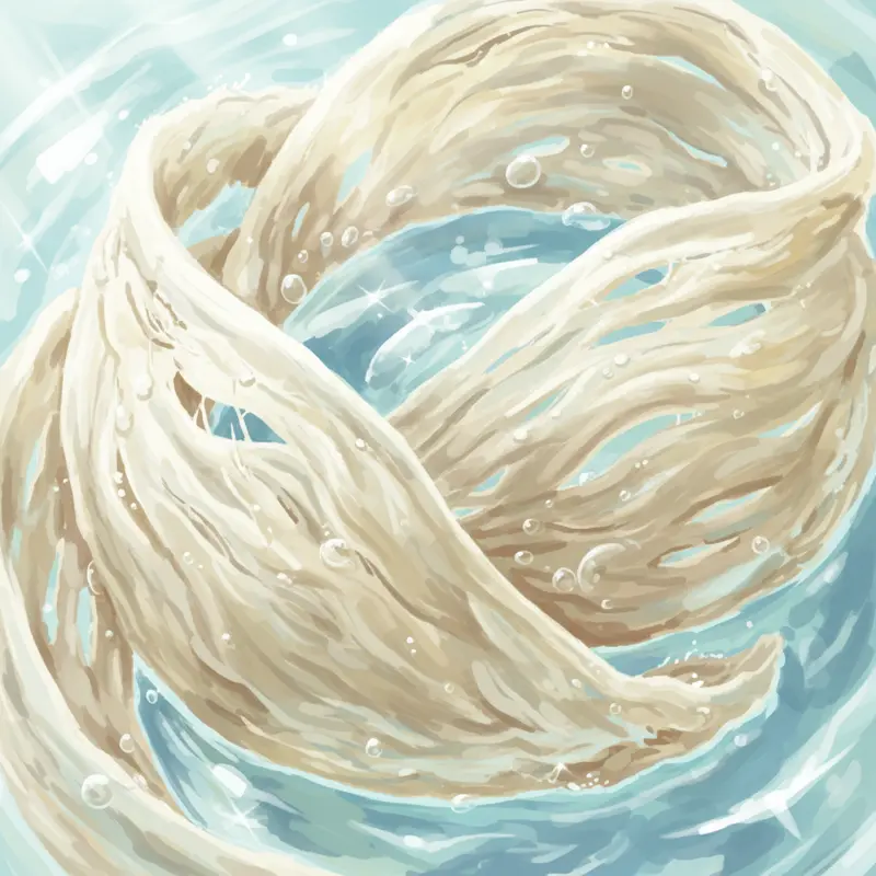 Sự khác biệt rõ rệt về thể tích giữa yến khô và yến sau khi ngâm nở.