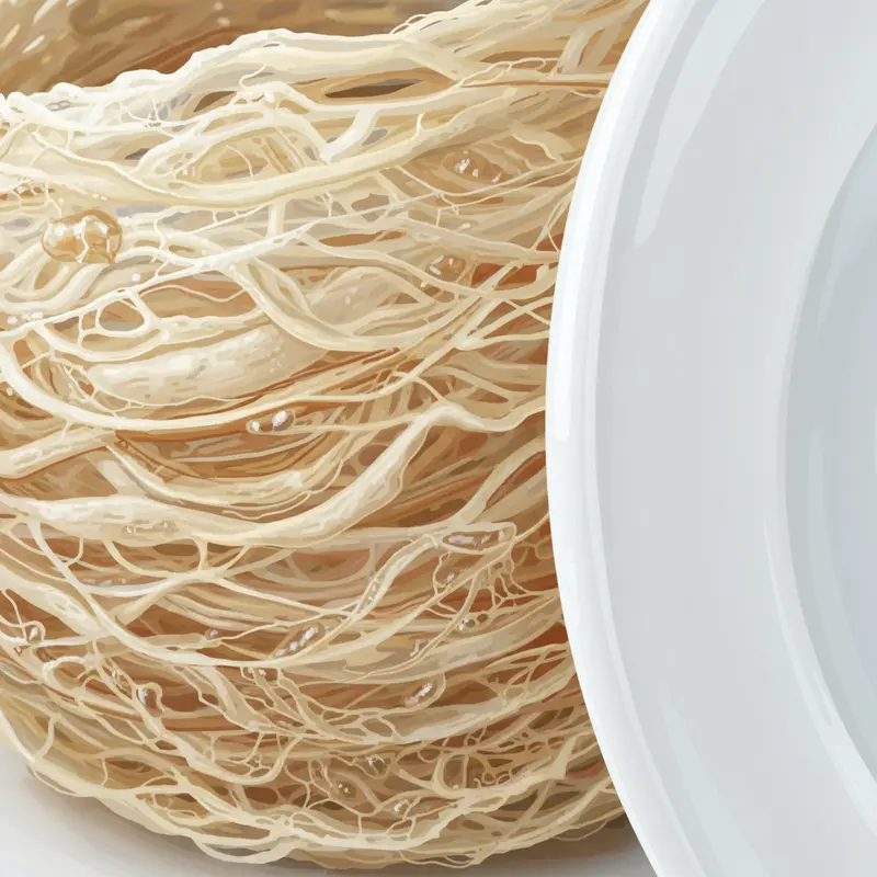 Sự khác biệt về khả năng truyền sáng giữa cấu trúc protein tự nhiên và chất độn nhân tạo.