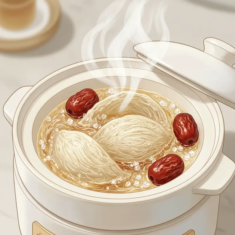 Sự khác biệt rõ rệt về cấu trúc giữa yến thô nguyên bản và yến tinh chế sạch lông.