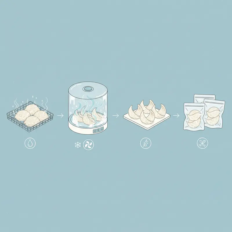 Máy sấy lạnh hiện đại trong cơ sở chế biến tổ yến, đảm bảo môi trường vệ sinh.