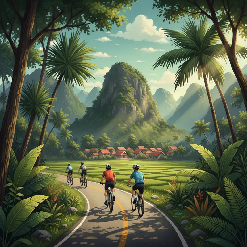 Sự đối lập giữa vẻ nhộn nhịp của Hạ Long và nét thanh bình của Lan Hạ.