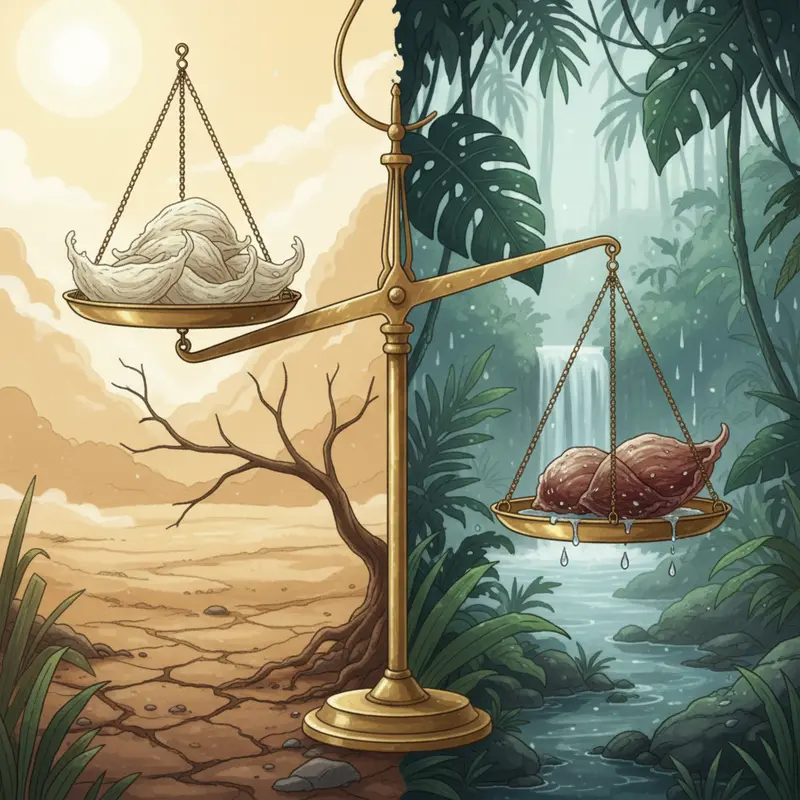 Sự đối lập giữa nguồn gốc minh bạch và nguồn hàng trôi nổi không rõ xuất xứ.