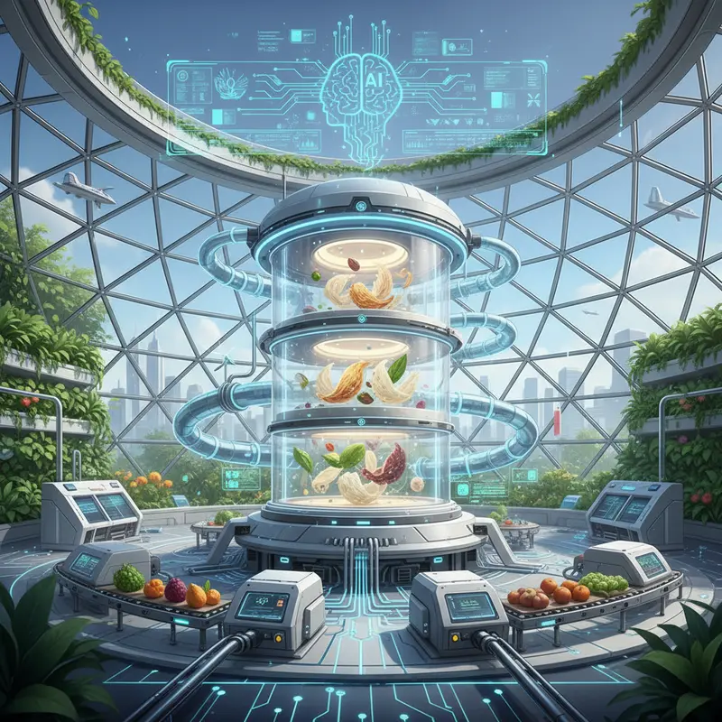 Máy sấy lạnh hiện đại trong cơ sở chế biến tổ yến, đảm bảo môi trường vệ sinh.