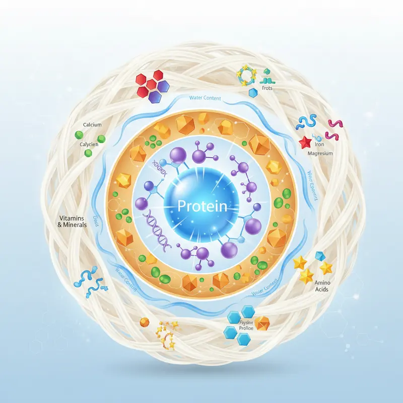 Yến tinh chế có màu sắc nhạt và cấu trúc mịn màng.