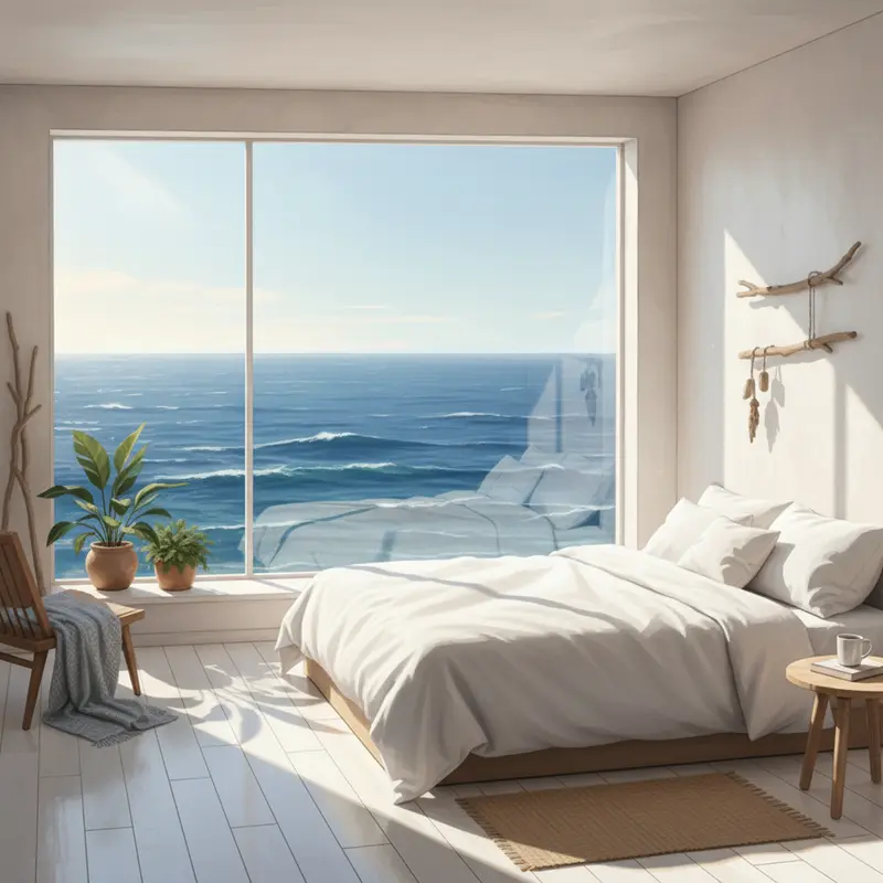 Thời tiết nắng đẹp và biển xanh tại Phú Quý dịp đầu xuân.