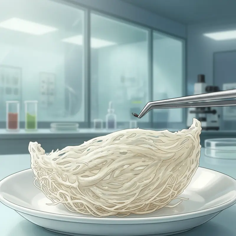 Ba thành phần cấu tạo nên một tổ yến tự nhiên.