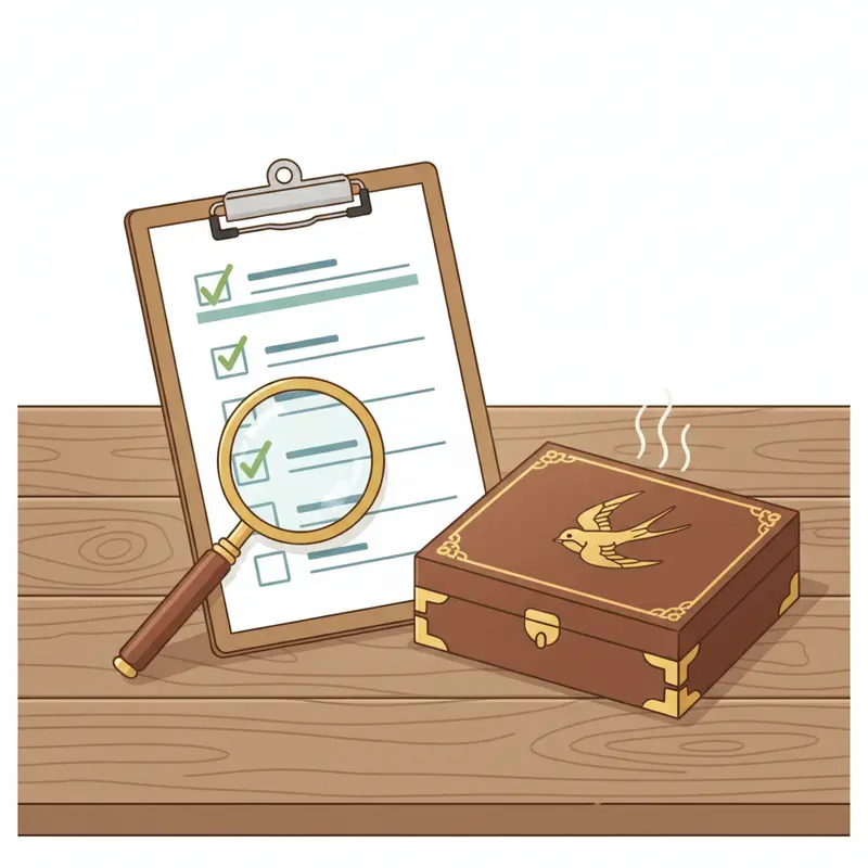 Soi tổ yến dưới ánh sáng để kiểm tra cấu trúc sợi và độ xuyên sáng.