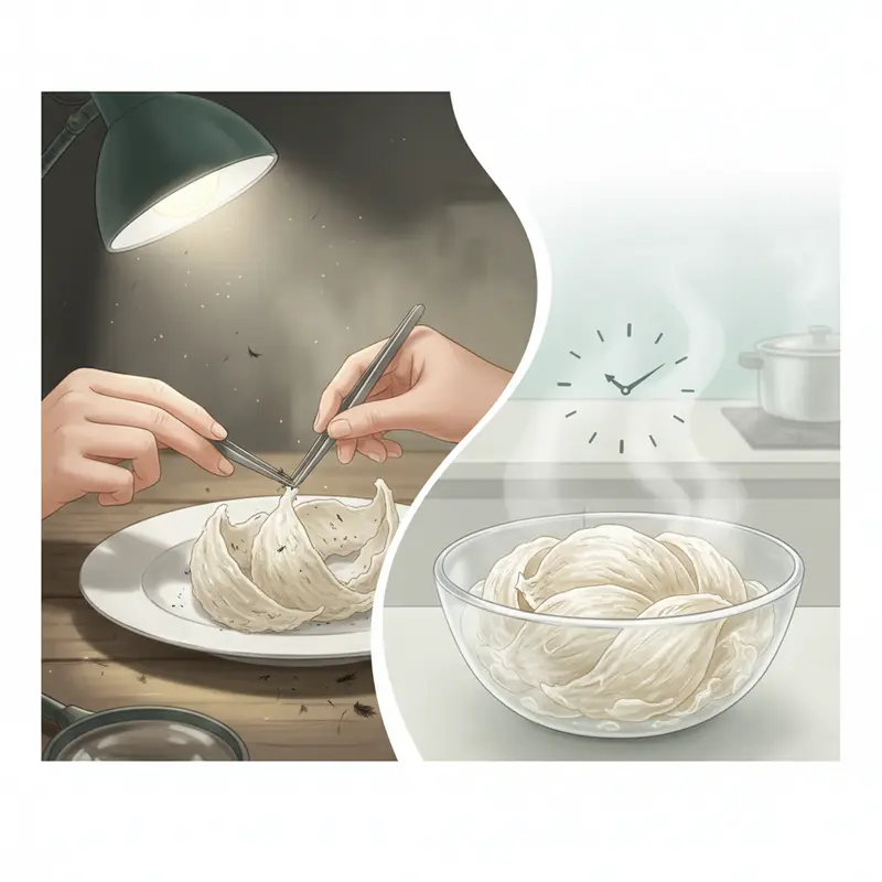 Ba dạng yến sào phổ biến nhất trên thị trường hiện nay.