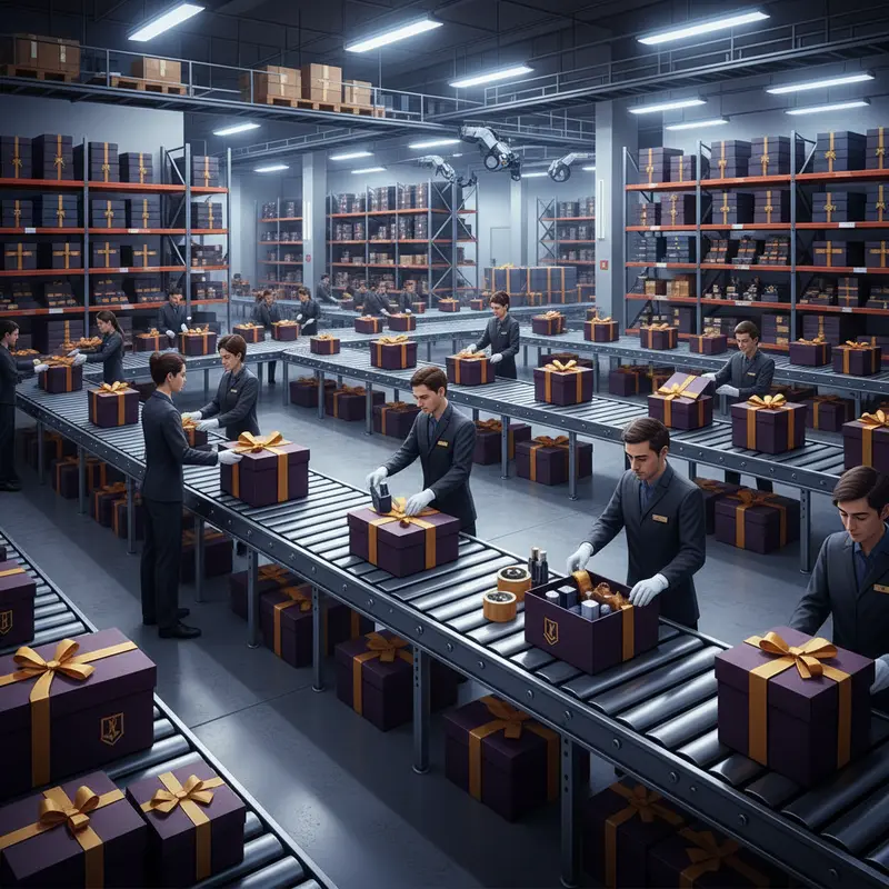 Hộp quà tặng Maison Luxury thể hiện đẳng cấp trên bàn làm việc của lãnh đạo.