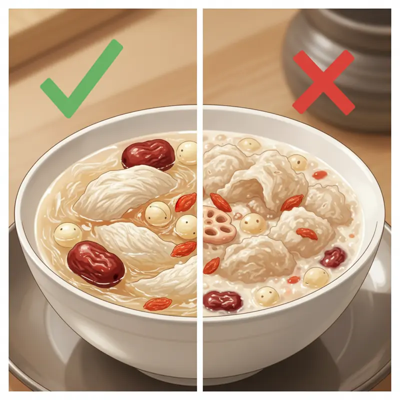 Bộ nguyên liệu tiêu chuẩn cho món yến chưng bổ dưỡng.