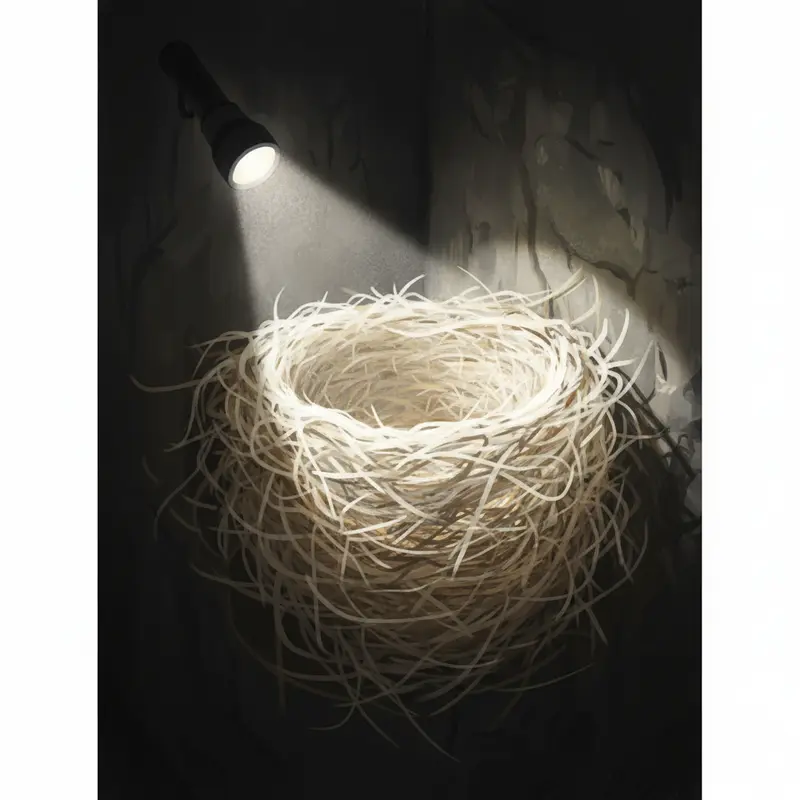 Sự khác biệt về khả năng truyền sáng giữa cấu trúc protein tự nhiên và chất độn nhân tạo.