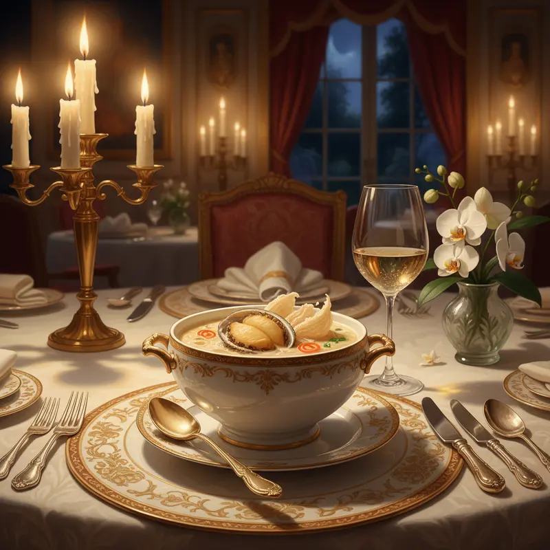 Súp yến bào ngư – Biểu tượng của ẩm thực cung đình xưa.