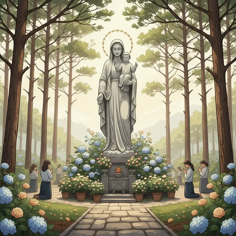 Măng Đen sở hữu khí hậu ôn đới mát mẻ quanh năm với sương mù bao phủ.