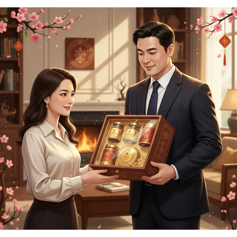 Thành phần cơ bản của set quà yến sào và trà thượng hạng