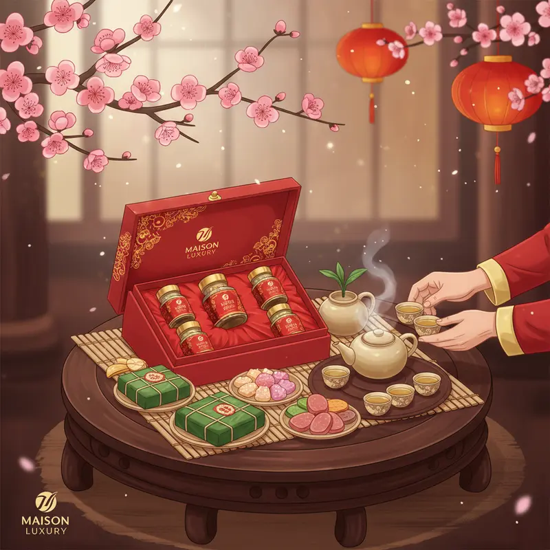 Sự khác biệt rõ rệt giữa việc mua lẻ và sở hữu một set quà hoàn chỉnh.