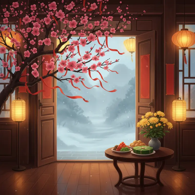 Màu đỏ đại diện cho năng lượng dương và sự may mắn.