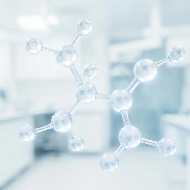 Cấu trúc phân tử mô phỏng của axit amin thiết yếu.