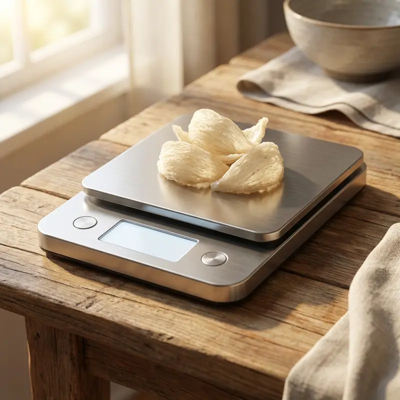 Cân đo chính xác 3-5g yến khô là chìa khóa cho sự hồi phục.