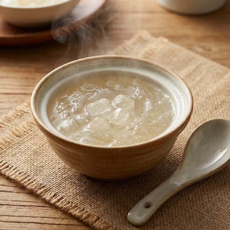 Yến chưng đường phèn là món ăn lý tưởng cho bé.