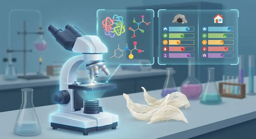 Sự khác biệt về môi trường sống: Hang động tự nhiên và Nhà dẫn dụ chuyên dụng.