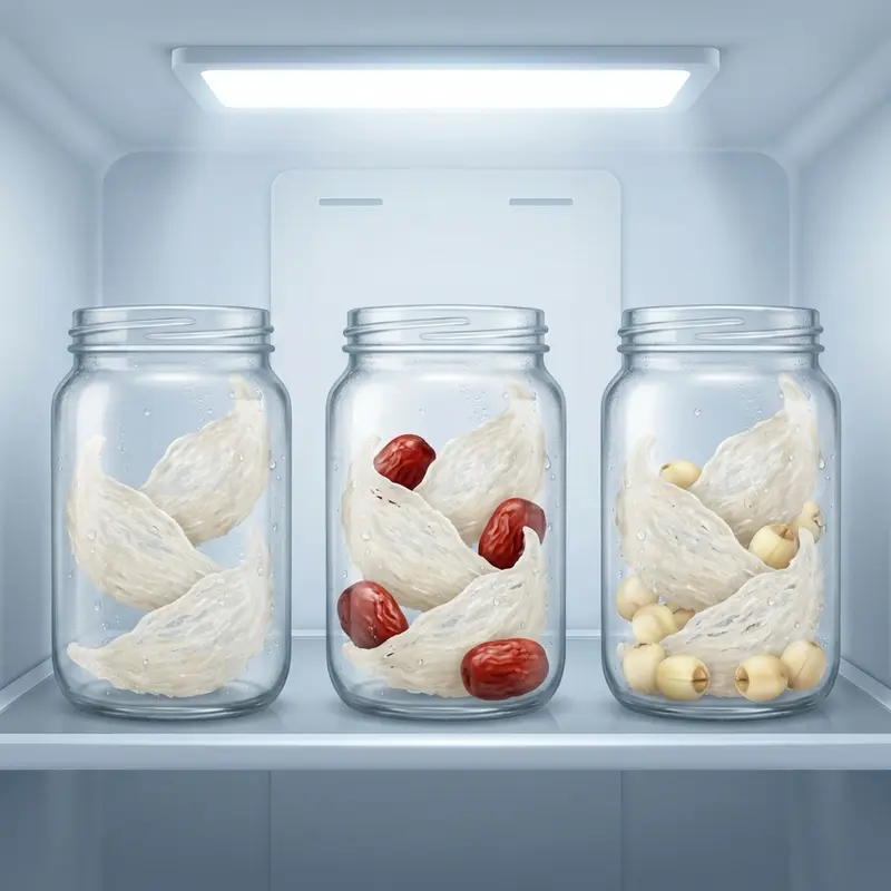 Thời gian bảo quản yến chưng phụ thuộc vào nguyên liệu đi kèm.