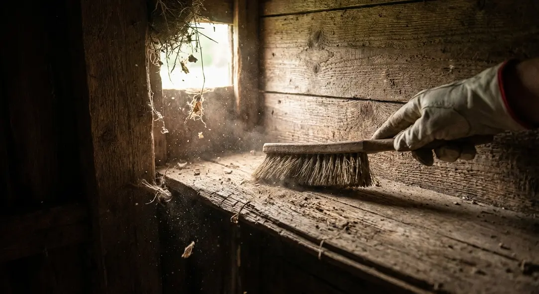 Vệ sinh thanh gỗ sau thu hoạch để đón vụ mới