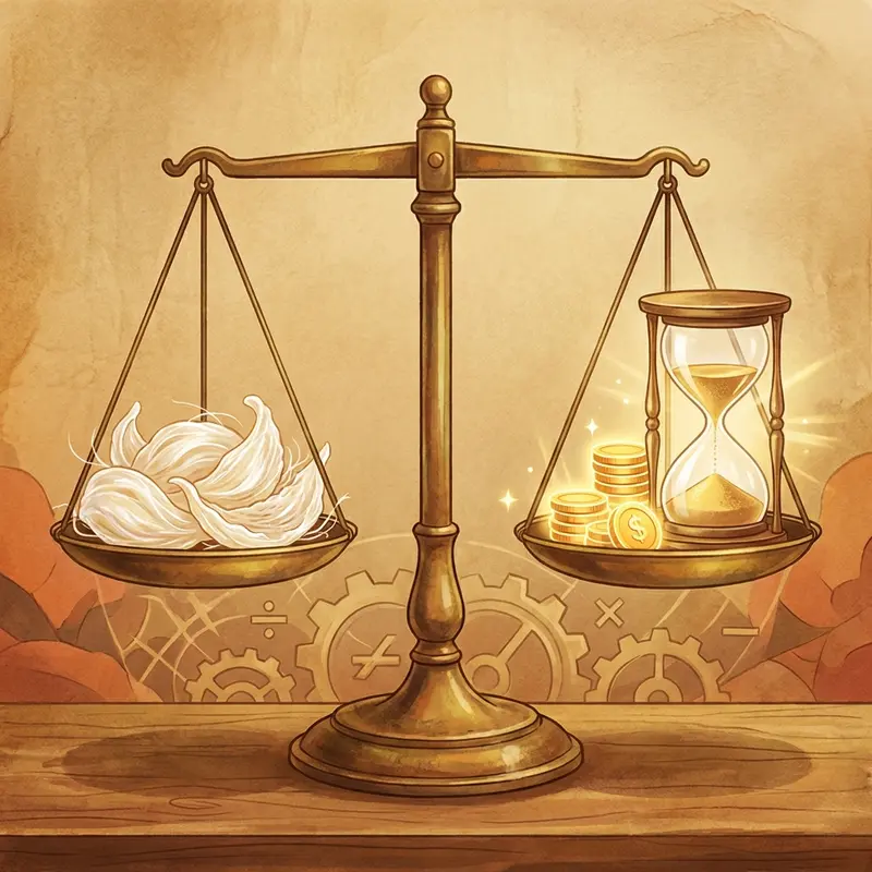 Cân nhắc bài toán kinh tế giữa chi phí thời gian và giá trị của yến sào.