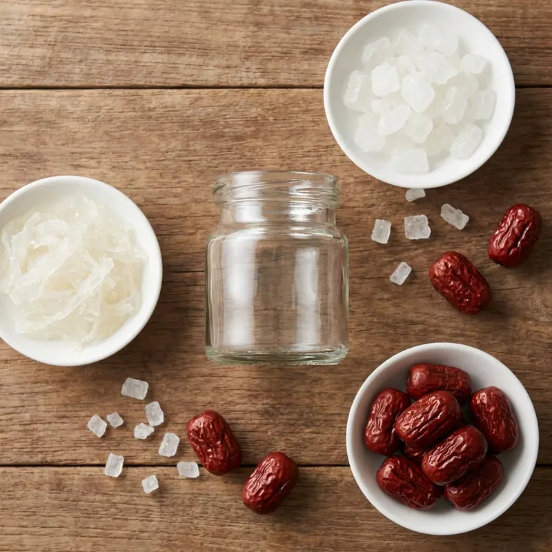 Thành phần cấu tạo nên một hũ yến chưng 70ml.