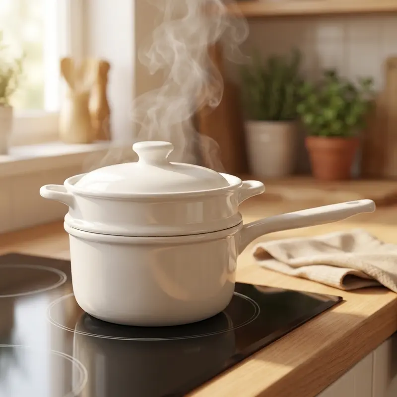 Chưng cách thủy giúp giữ trọn 100% cấu trúc protein và vi chất.