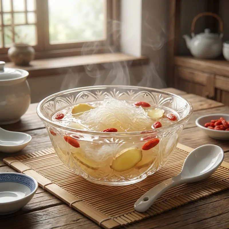 Chưng cách thủy kết hợp gừng tươi là phương pháp lý tưởng cho mẹ bầu.