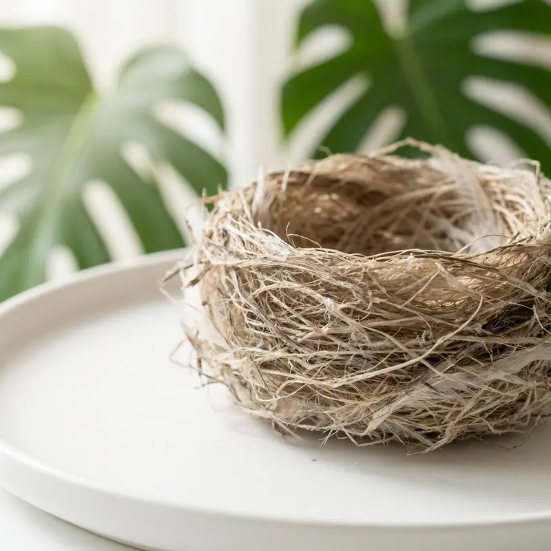 Cấu trúc sợi đan xen của yến đảo khiến chúng rất dễ hút ẩm từ không khí.