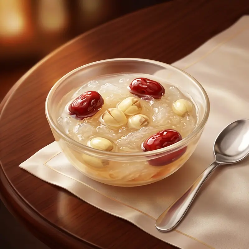 Món yến chưng giàu dinh dưỡng.