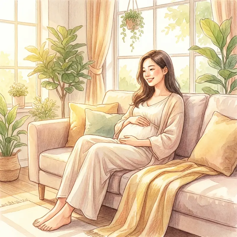 Mẹ bầu khỏe mạnh, hồng hào nhờ đủ máu.