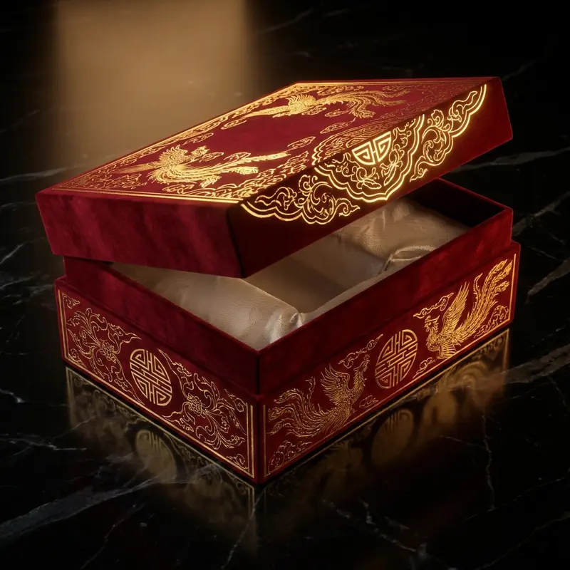 Thiết kế hộp quà yến sào sang trọng, đẳng cấp