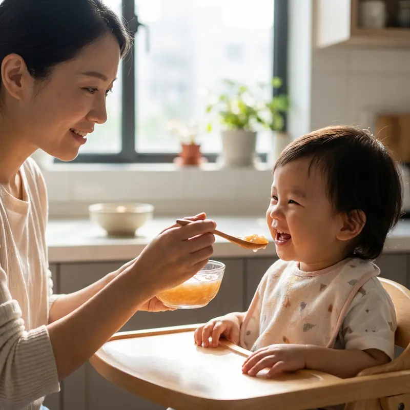 Trẻ từ 1-3 tuổi chỉ nên tiêu thụ lượng nhỏ yến sào xay nhuyễn.