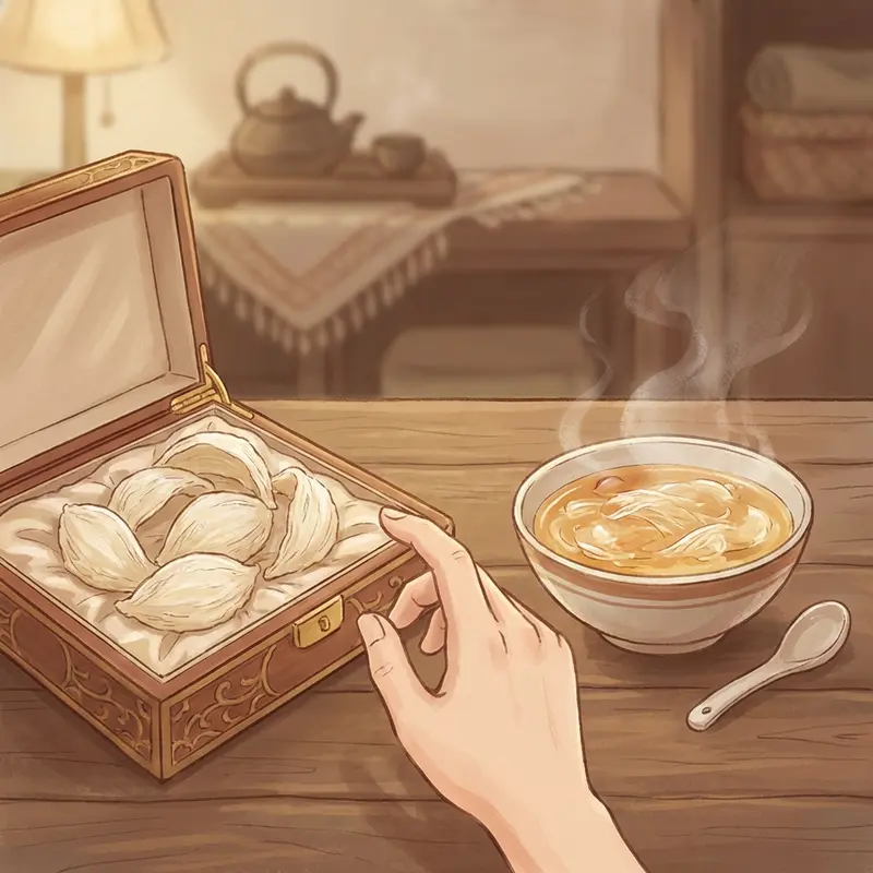 Lựa chọn giữa yến rút lông khô vì giá trị nguyên bản và yến tinh chế vì sự tiện lợi.