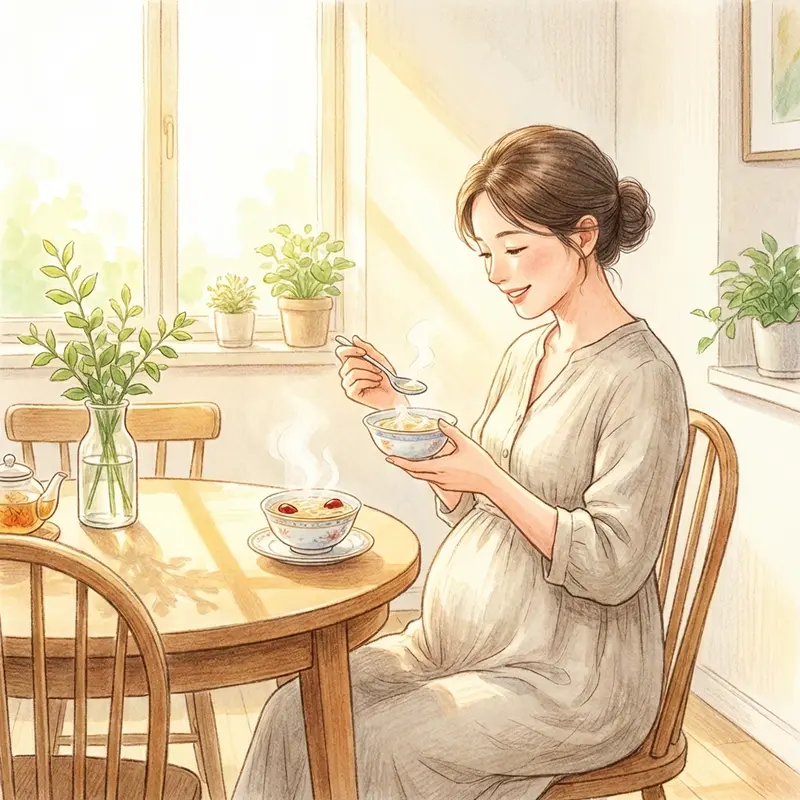 Sử dụng yến sào với liều lượng vừa đủ giúp mẹ bầu hấp thu tối đa dưỡng chất.