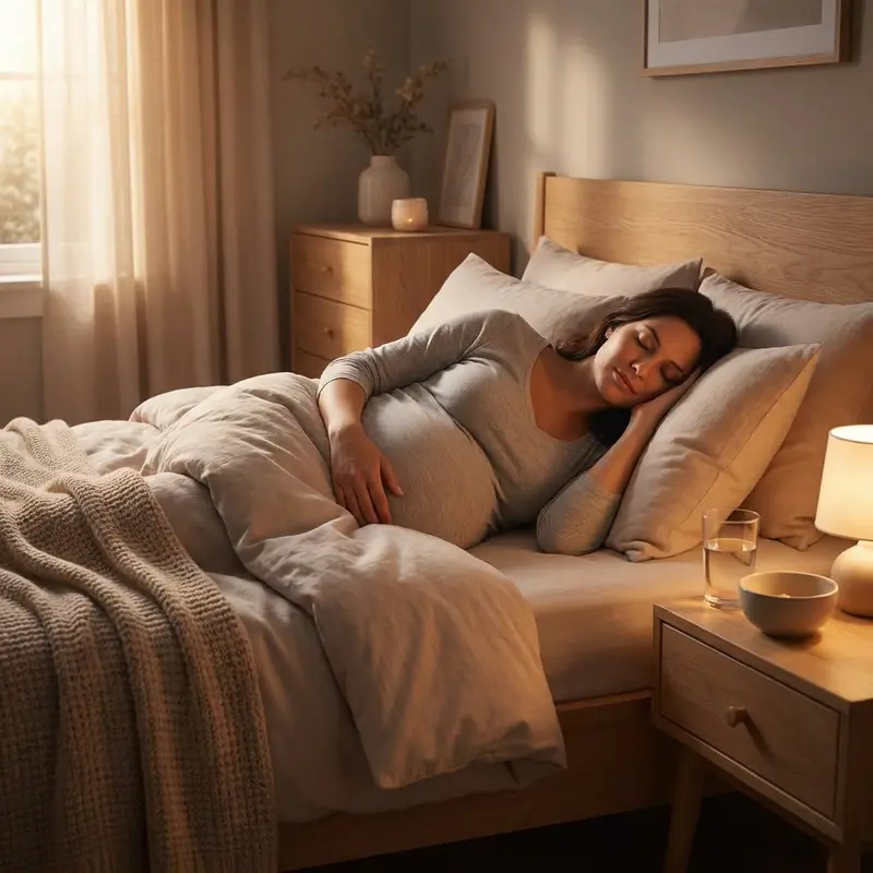 Giấc ngủ sâu giúp cơ thể mẹ bầu phục hồi năng lượng nhanh chóng.