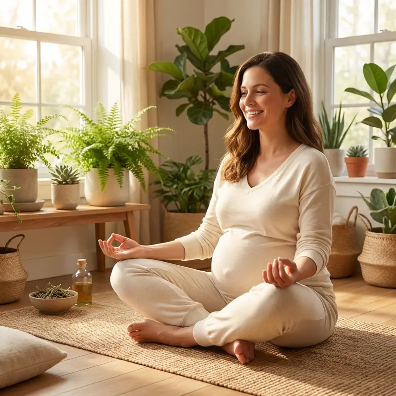 Vận động nhẹ nhàng giúp mẹ bầu giải phóng hormone hạnh phúc.