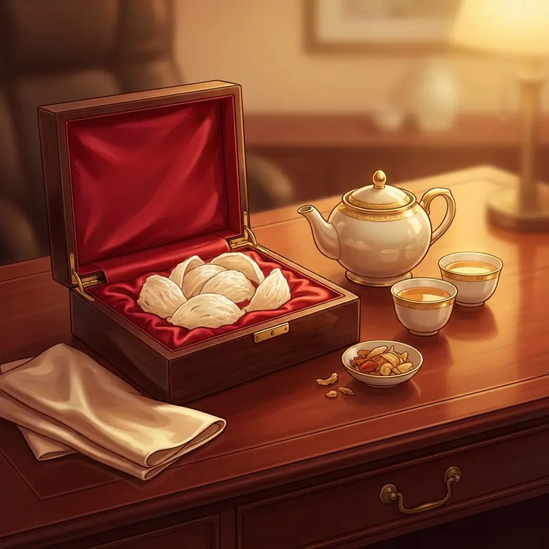 Hộp quà tặng yến sào cao cấp thể hiện sự tri ân sâu sắc tới đối tác và người thân.