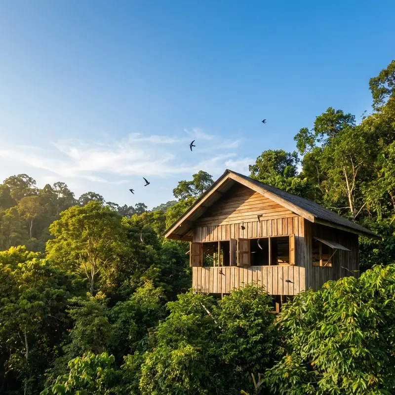 Môi trường sống trong lành quyết định trực tiếp đến độ sạch tự nhiên của tổ yến.